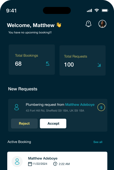Service Rendering App